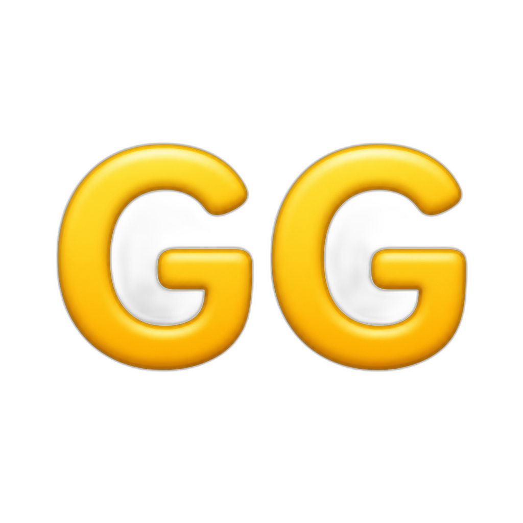 two letter G's - AI generated emoji