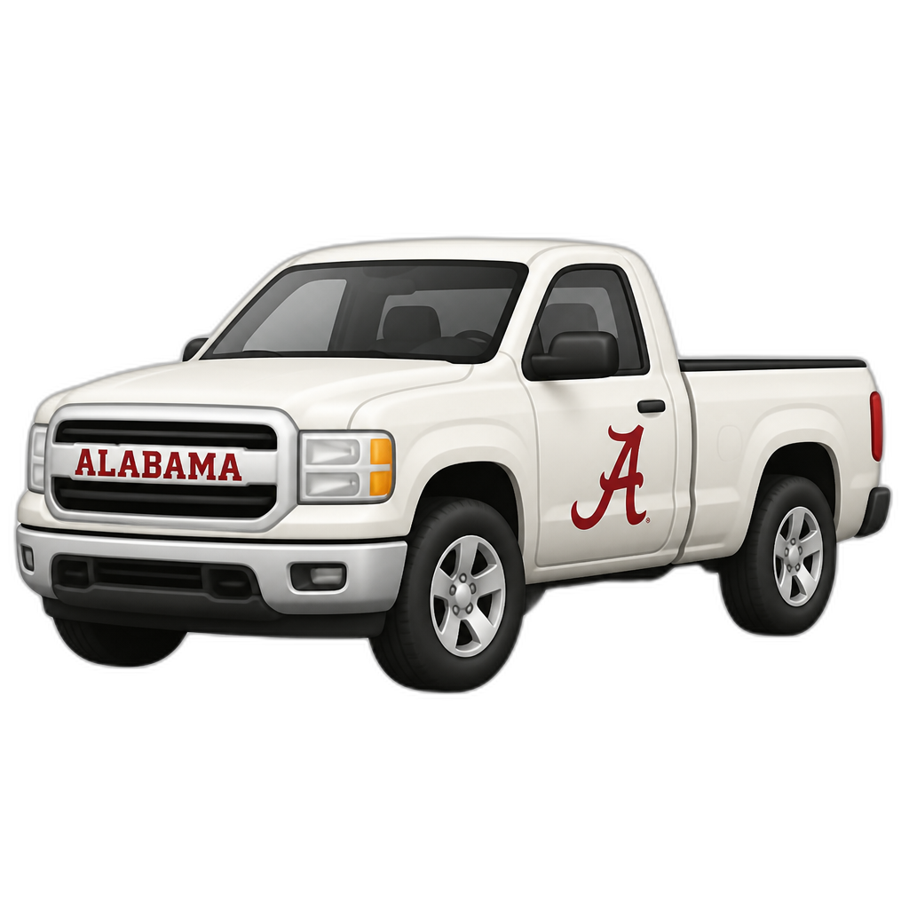 Alabama Truck - AI generated emoji