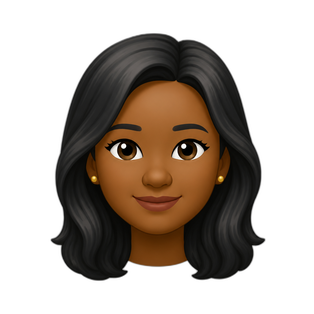 darker phillpana with black grey hair - AI generated emoji