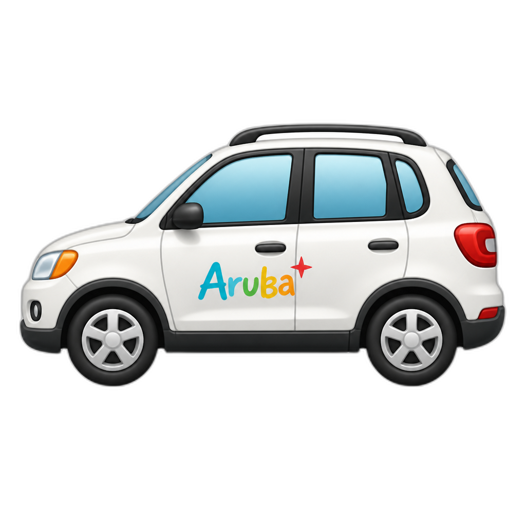 Aruba Car - AI generated emoji