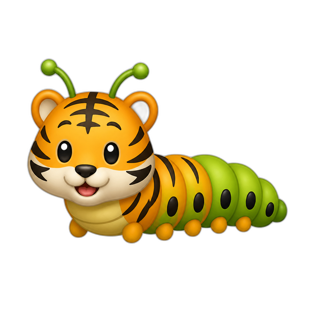 🐯+🐛 - AI generated emoji