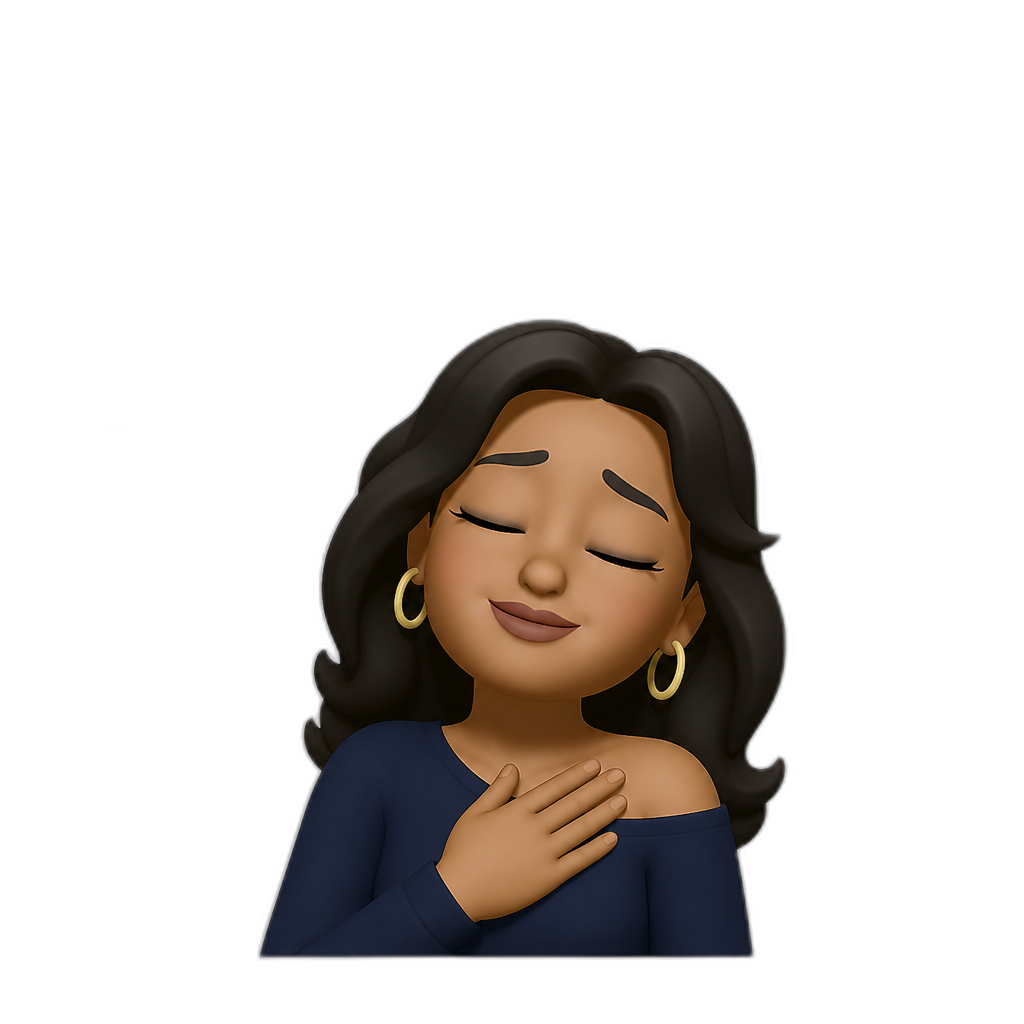 Me when Burning Blue by Mariah The Scientist comes on the radio (meme) - AI generated emoji