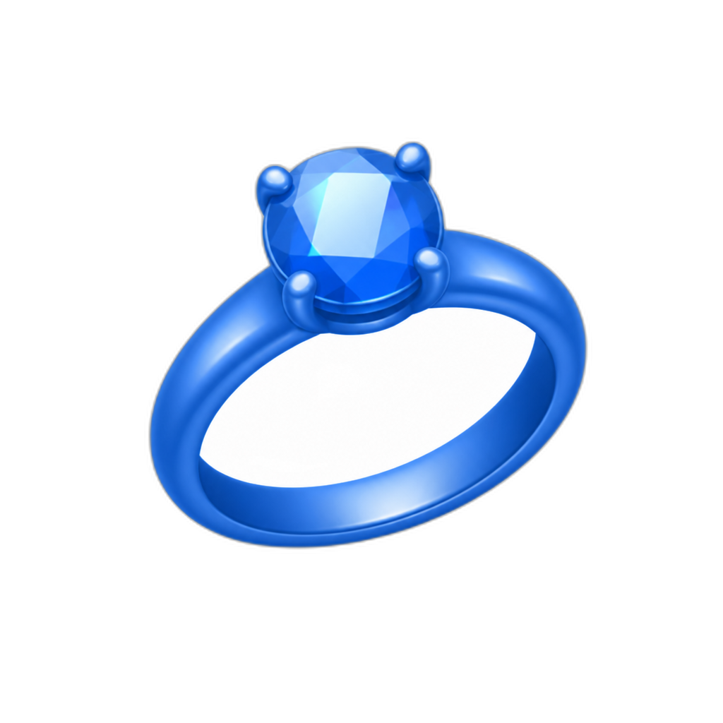 ANILLO Azul - AI generated emoji