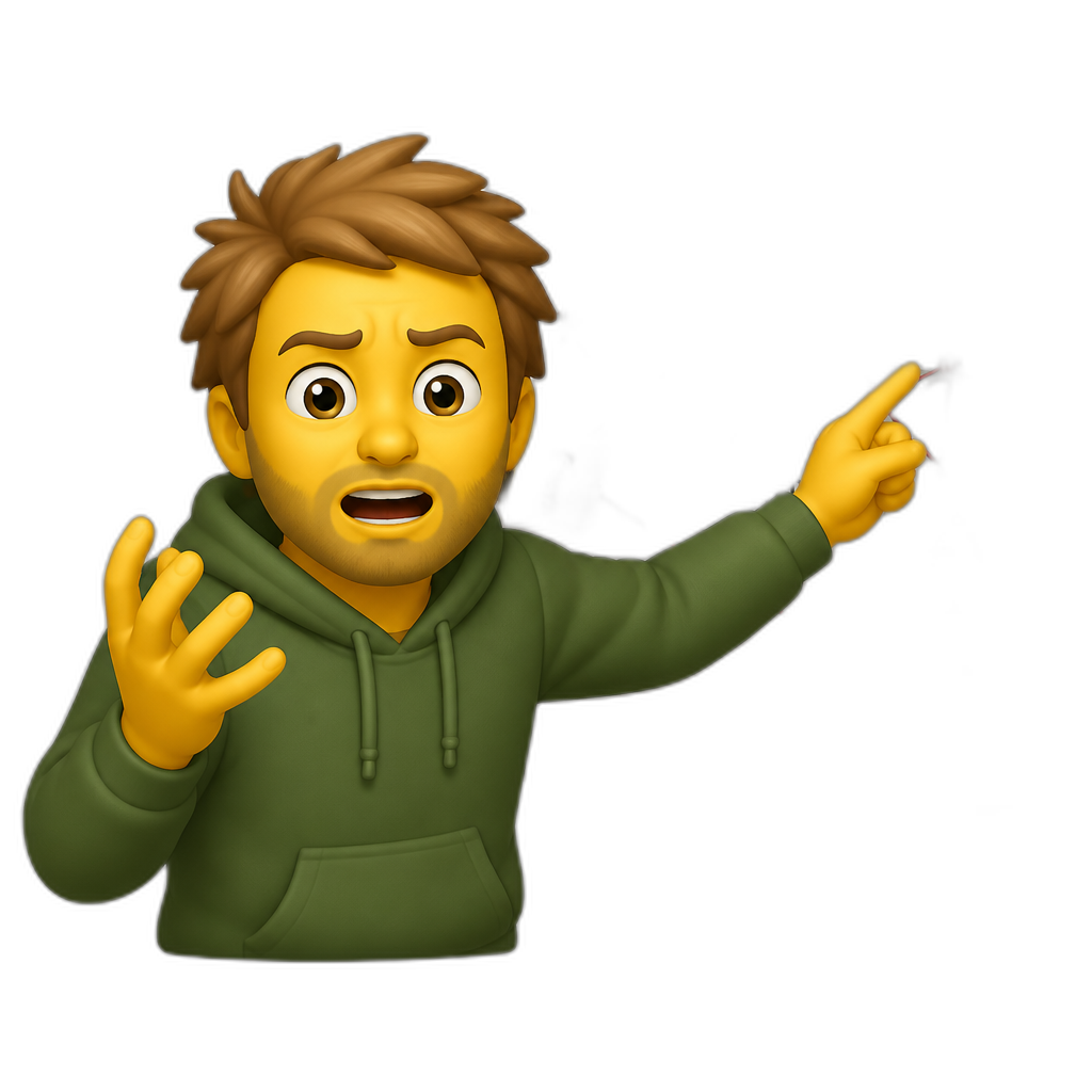 conspiracy theorist - AI generated emoji
