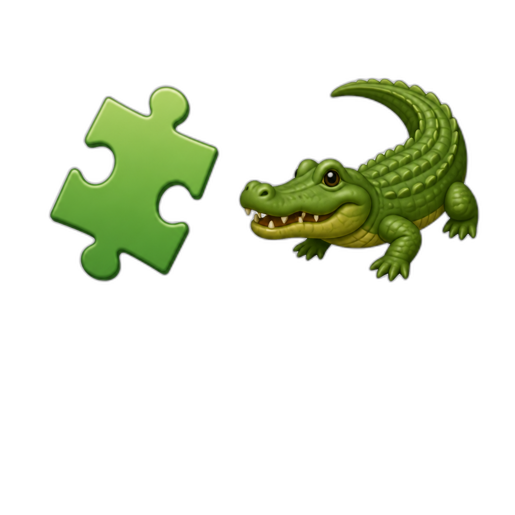 Quebra-cabeça+Yacarelvis y espãnol - AI generated emoji
