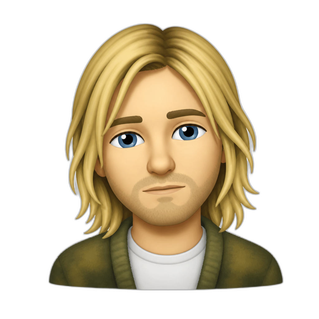 kurt cobaine - AI generated emoji