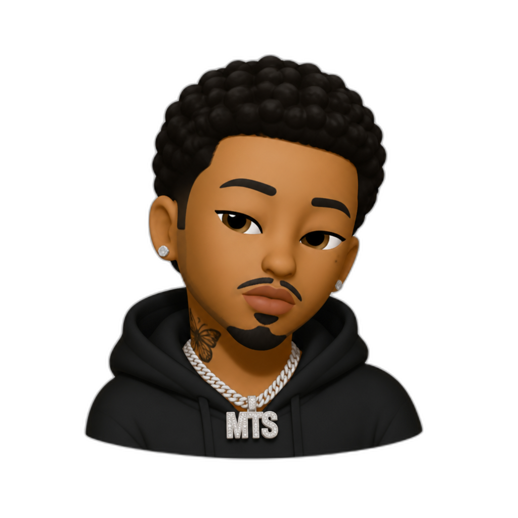 genderswapped Mariah The Scientist - AI generated emoji