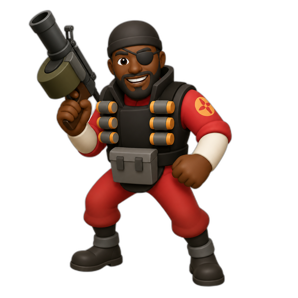 demoman from tf2 - AI generated emoji