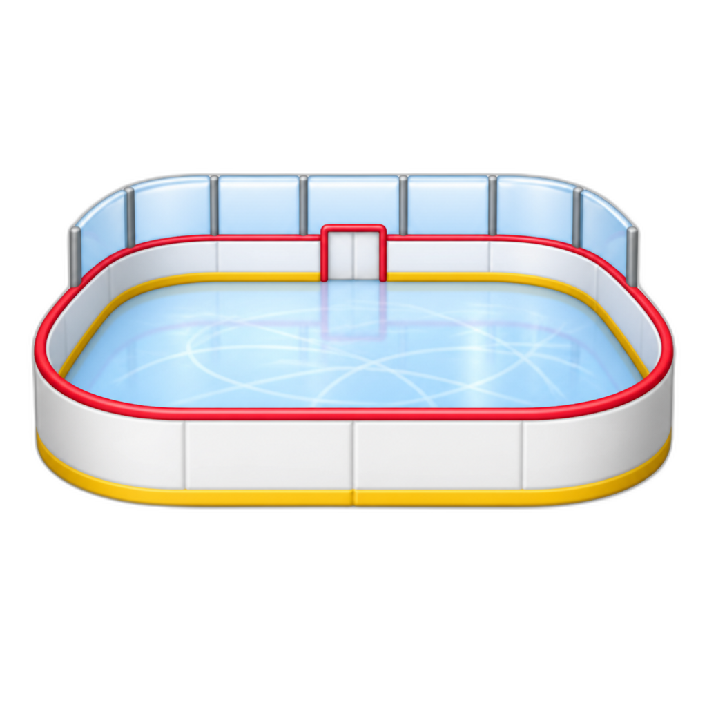 ice skating rink - AI generated emoji