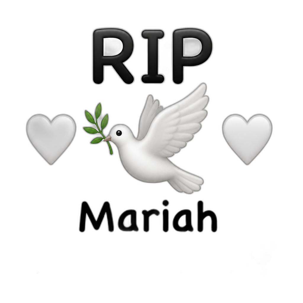 RIP Mariah The Scientist - AI generated emoji