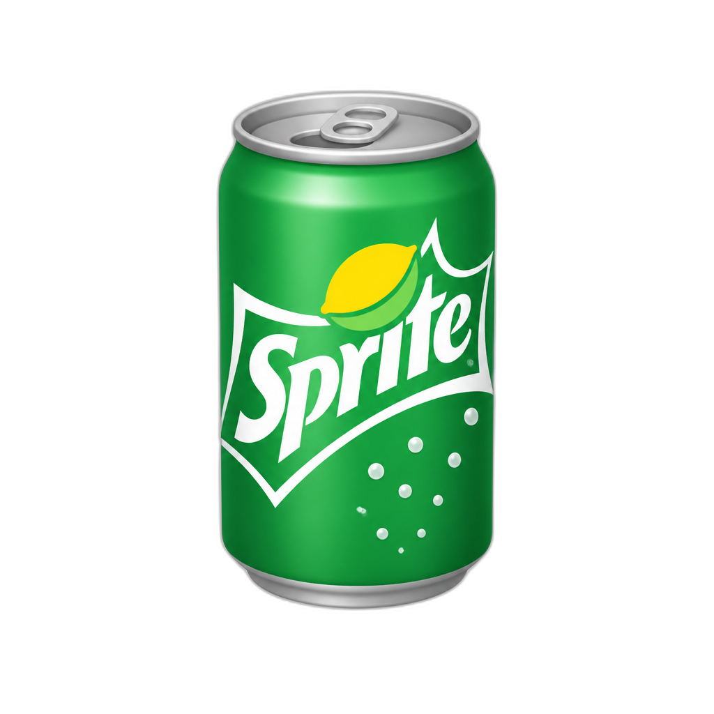 sprite drink - AI generated emoji