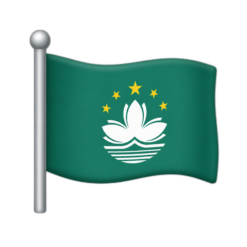 macau flag - AI generated emoji