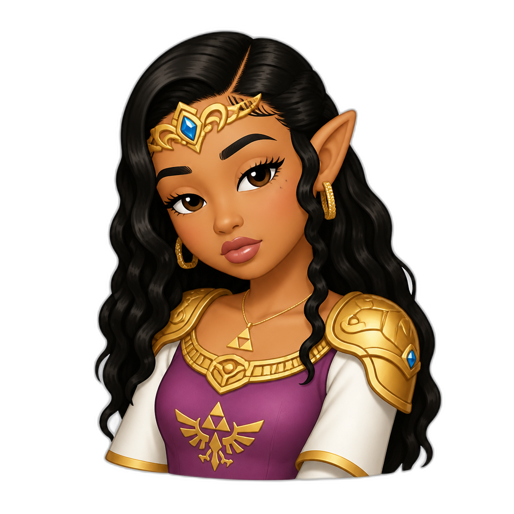Mariah The Scientist in Zelda - AI generated emoji
