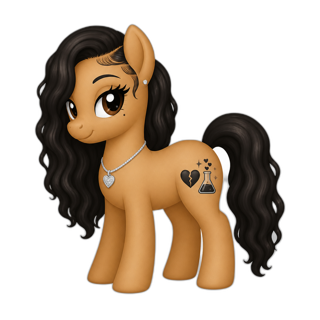 Mariah The Scientist in My Little Pony - AI generated emoji