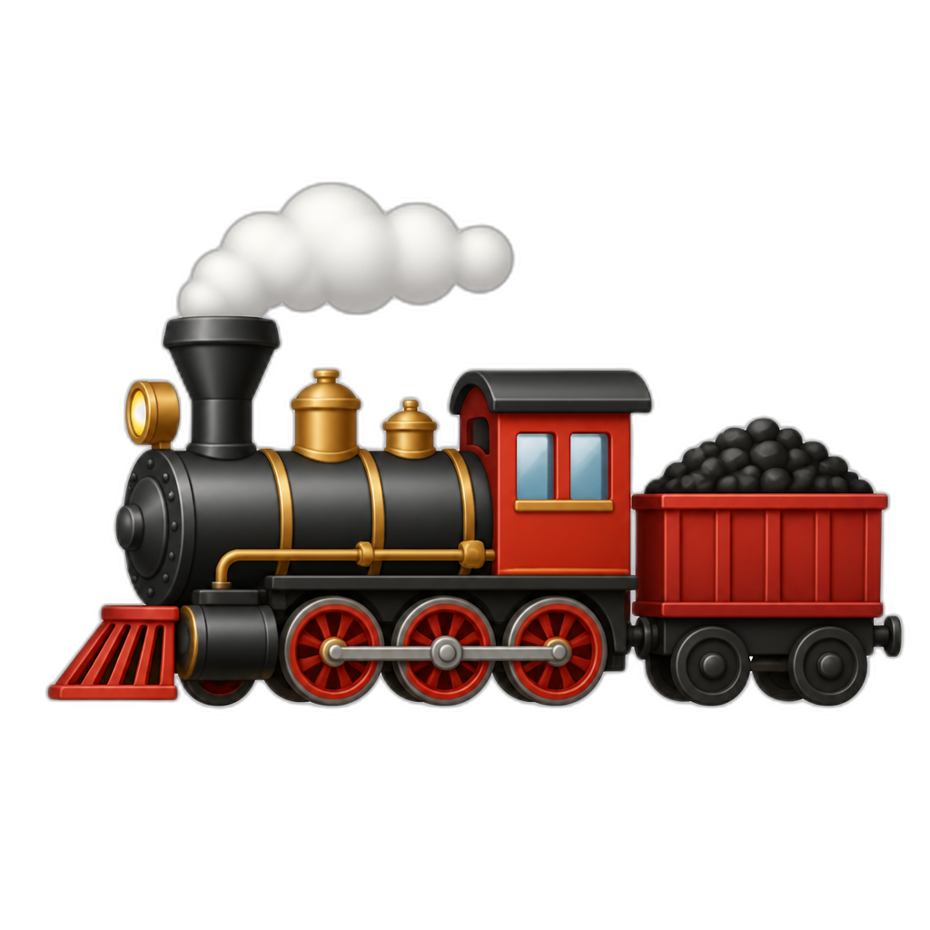 Freight Train - AI generated emoji