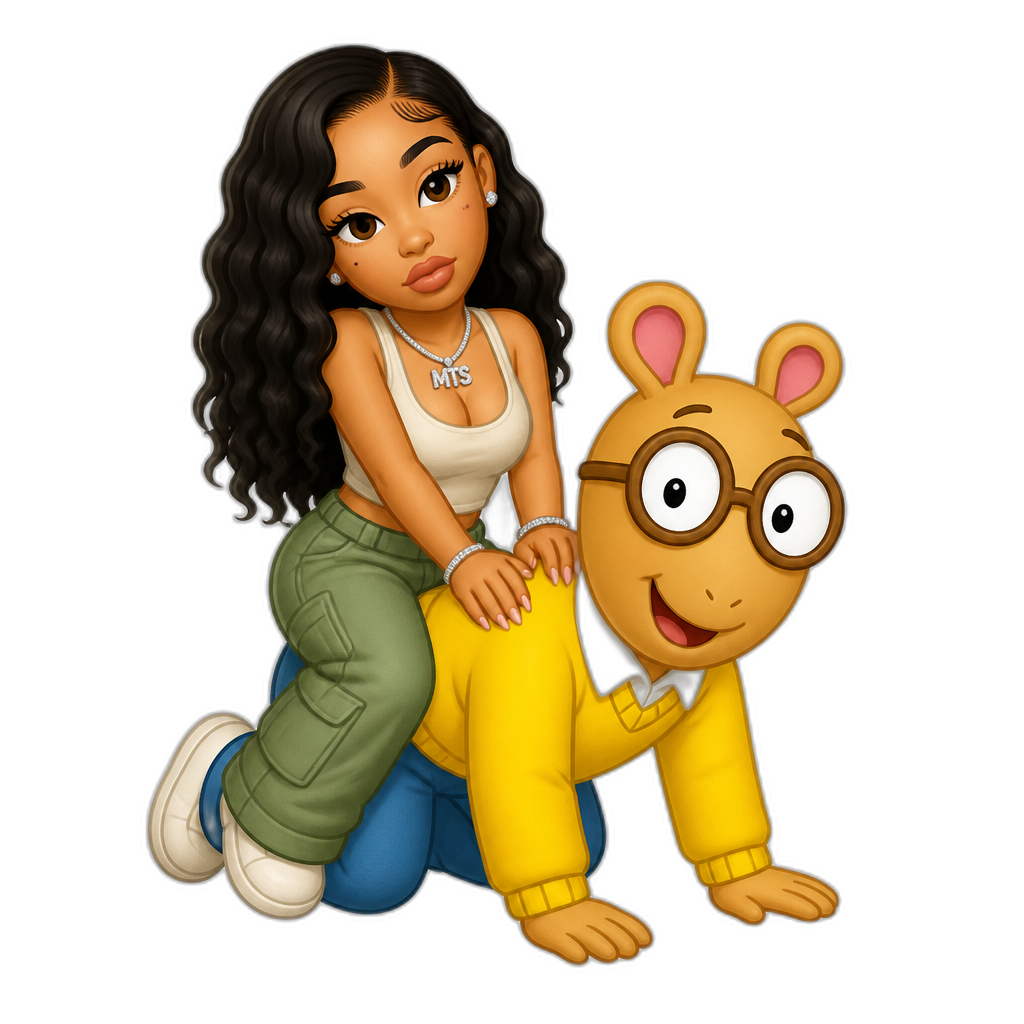 Mariah The Scientist on Arthur - AI generated emoji