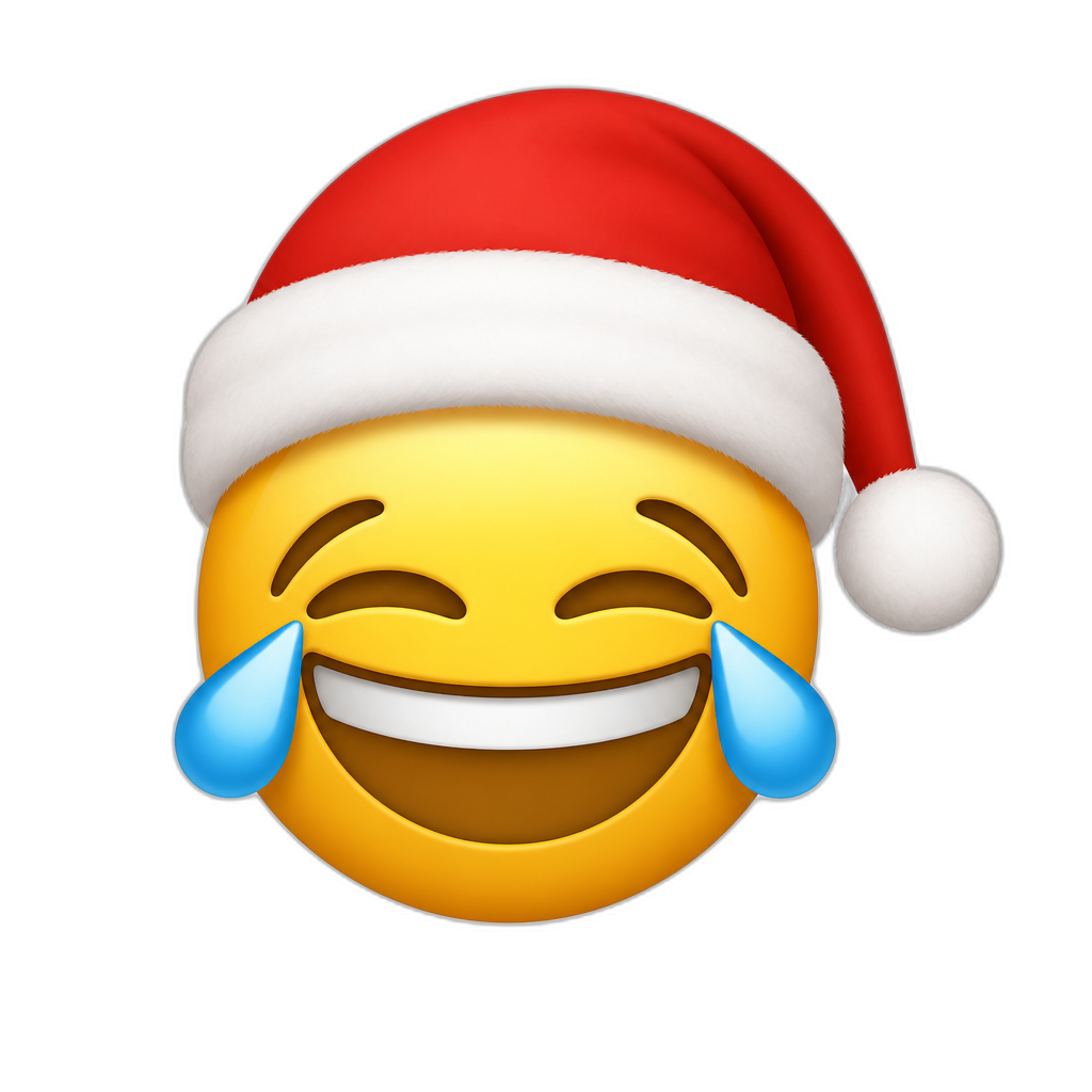 Natale risa - AI generated emoji