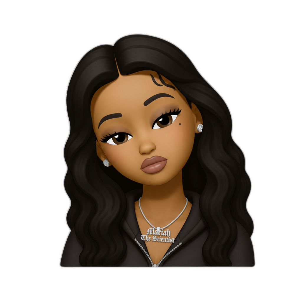 Mariah The Scientist - AI generated emoji