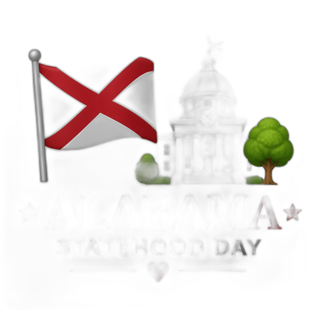 Alabama Statehood Day - AI generated emoji