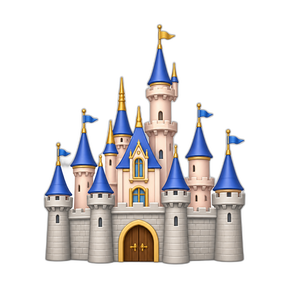 disney catsle - AI generated emoji