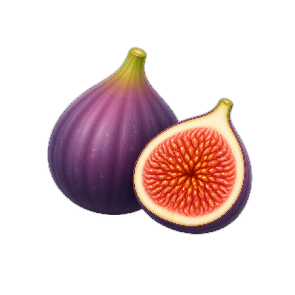 fig fruit - AI generated emoji