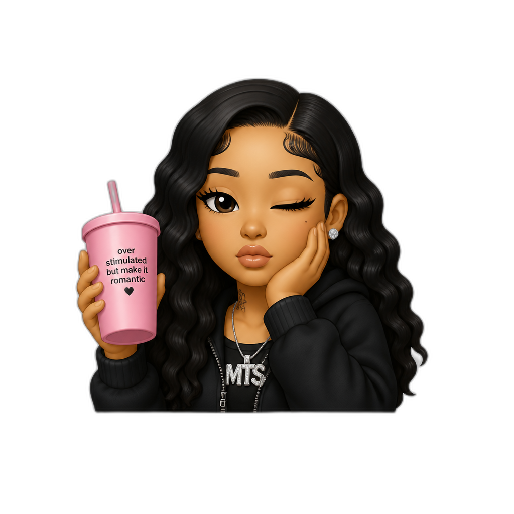 Mariah The Scientist being such a Gen Z - AI generated emoji