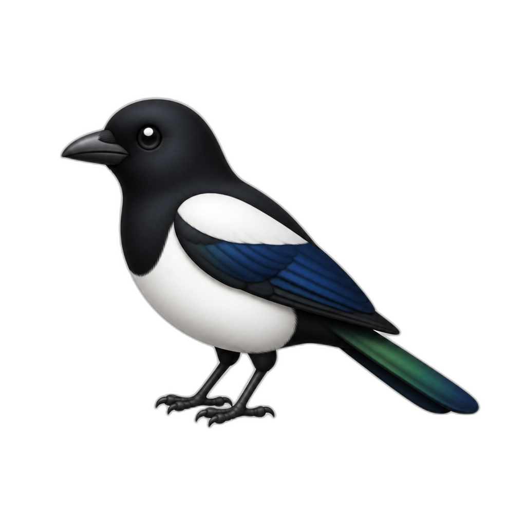 magpie - AI generated emoji