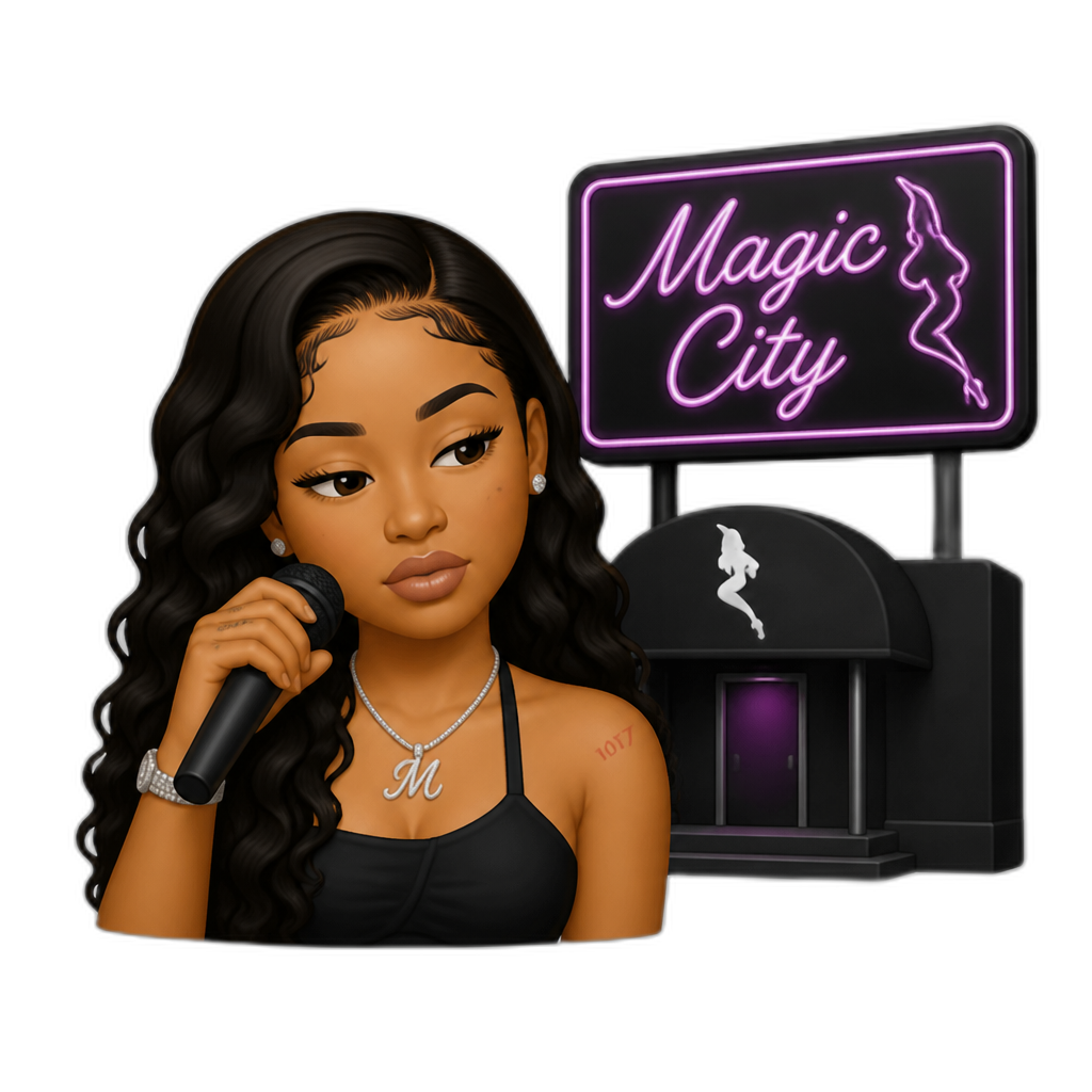 Mariah The Scientist in Magic City - AI generated emoji