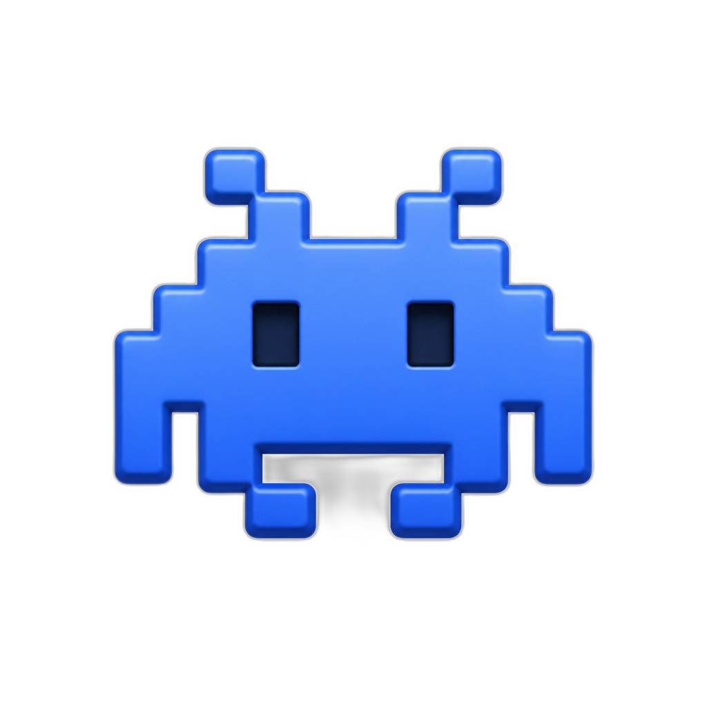 👾 Màu xanh dương - AI generated emoji