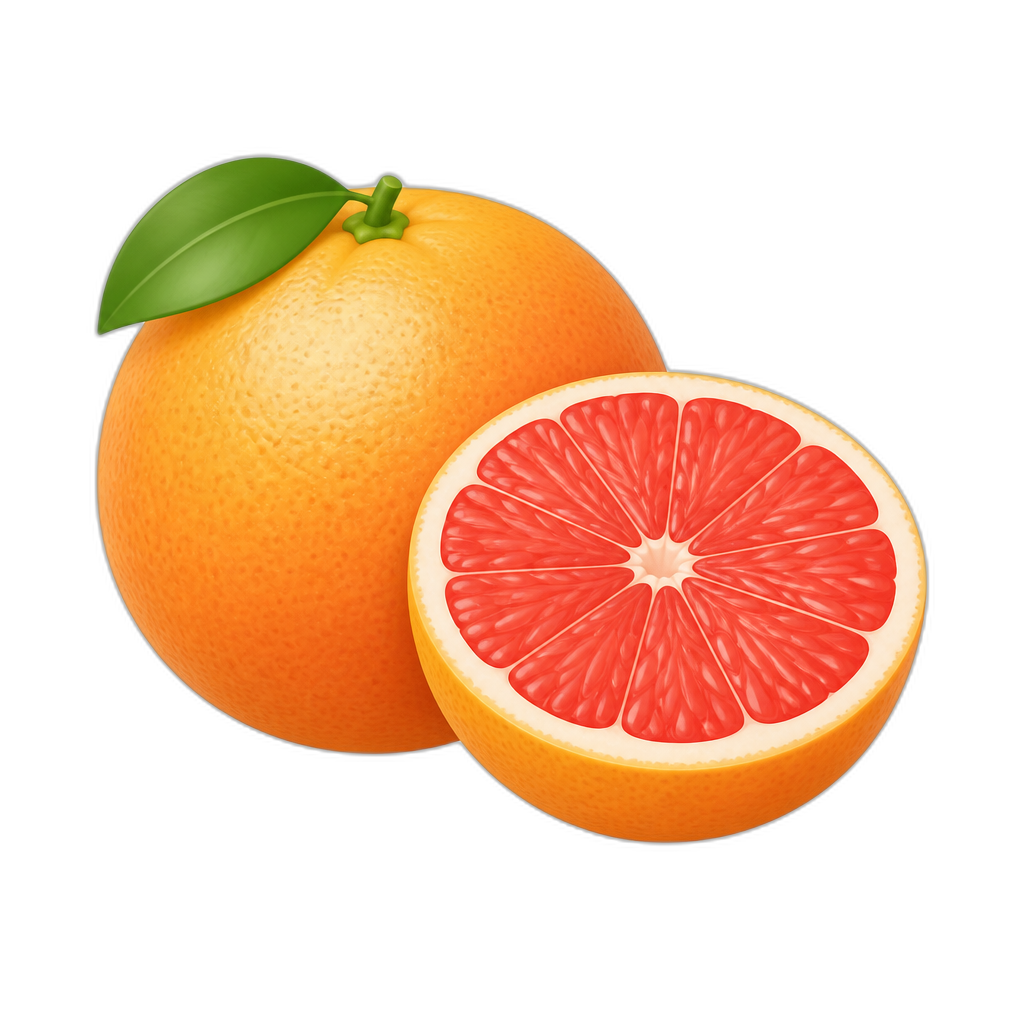 Grapefruit - AI generated emoji