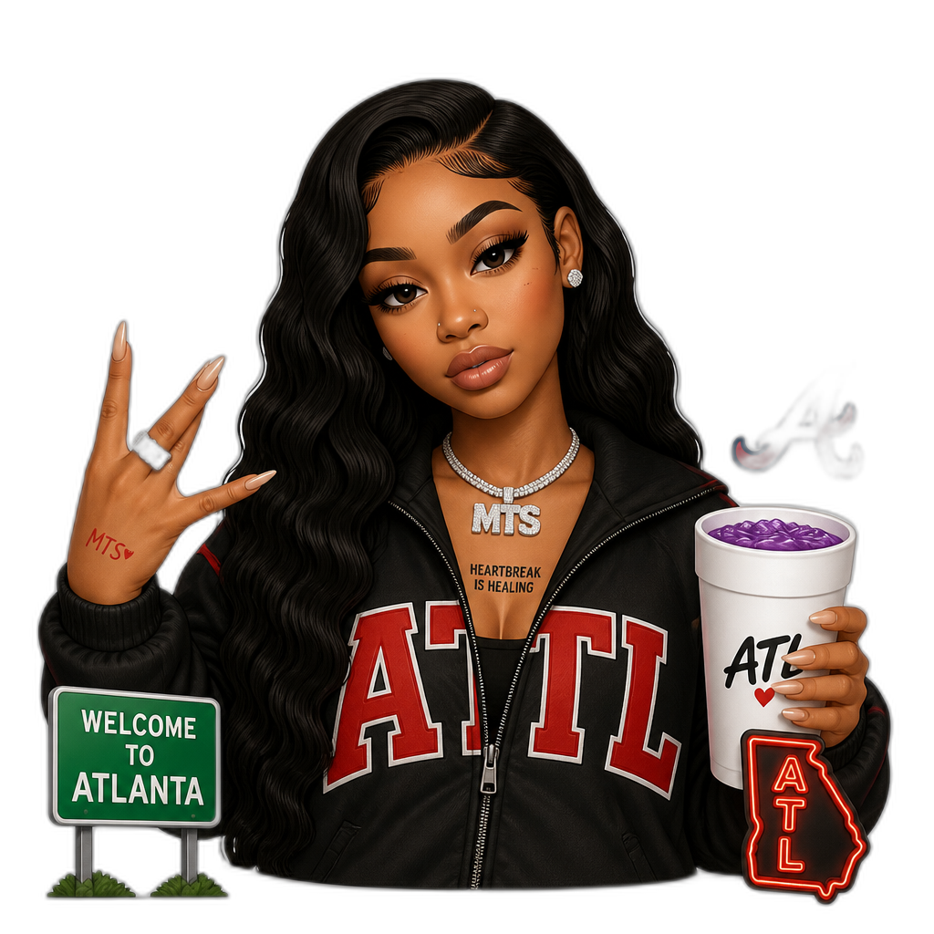 Mariah The Scientist reppin' the ATL to the fullest - AI generated emoji