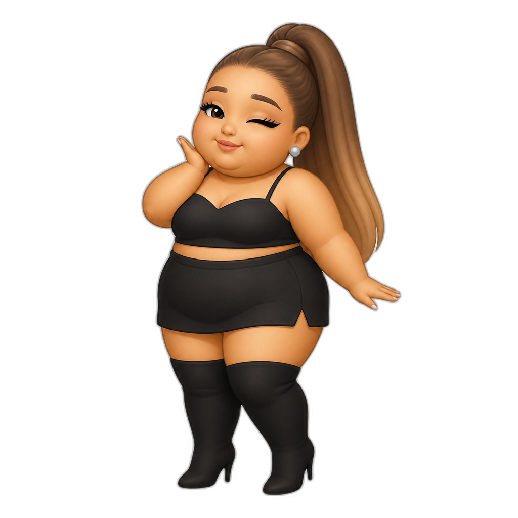 fat ariana granda - AI generated emoji