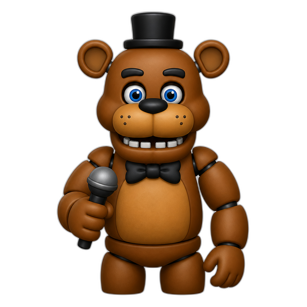freddy fazbear - AI generated emoji