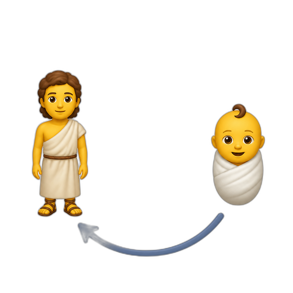 reincarntion - AI generated emoji
