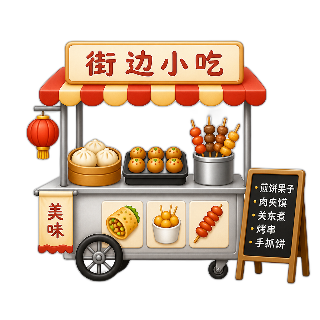街边小吃 - AI generated emoji