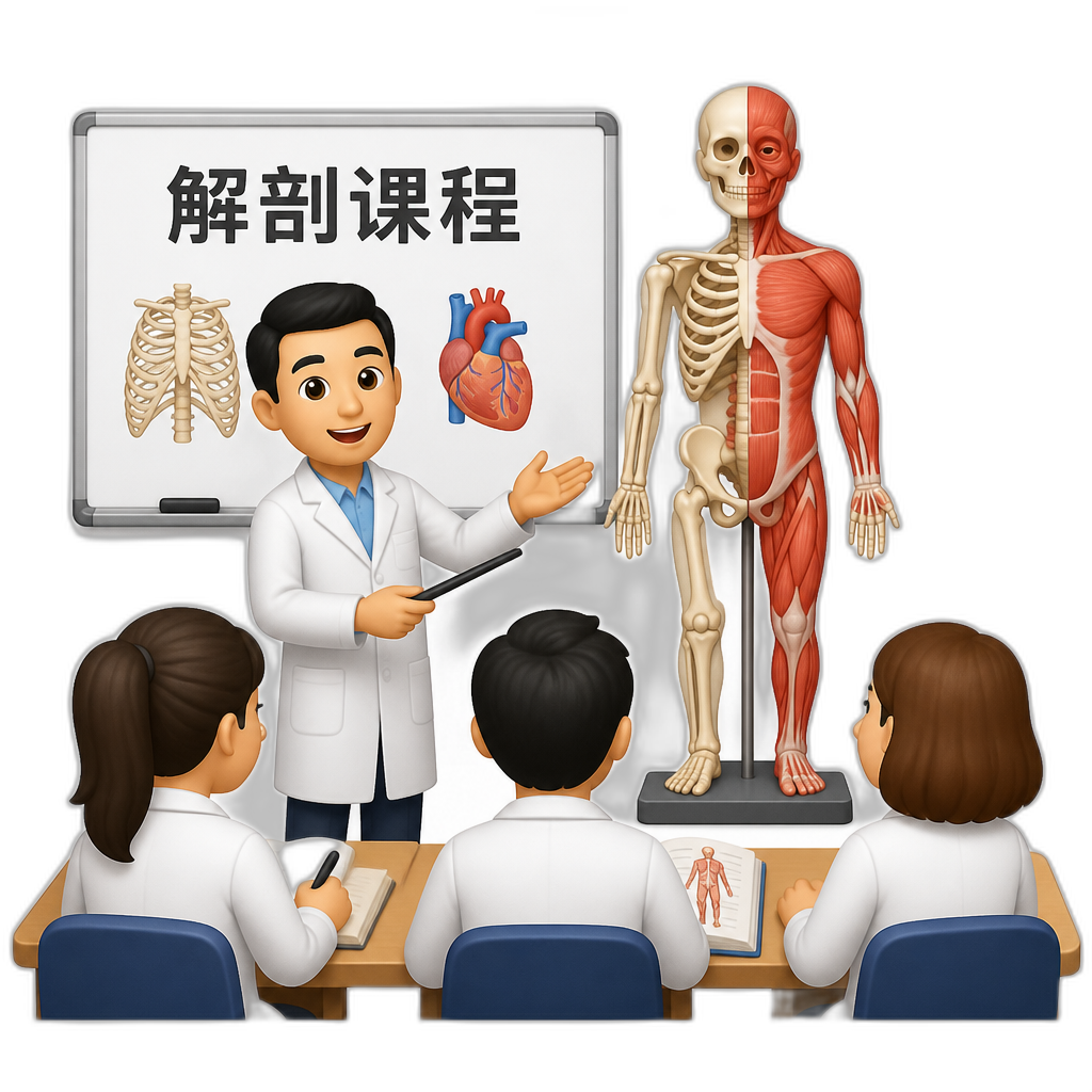 解剖课程 - AI generated emoji