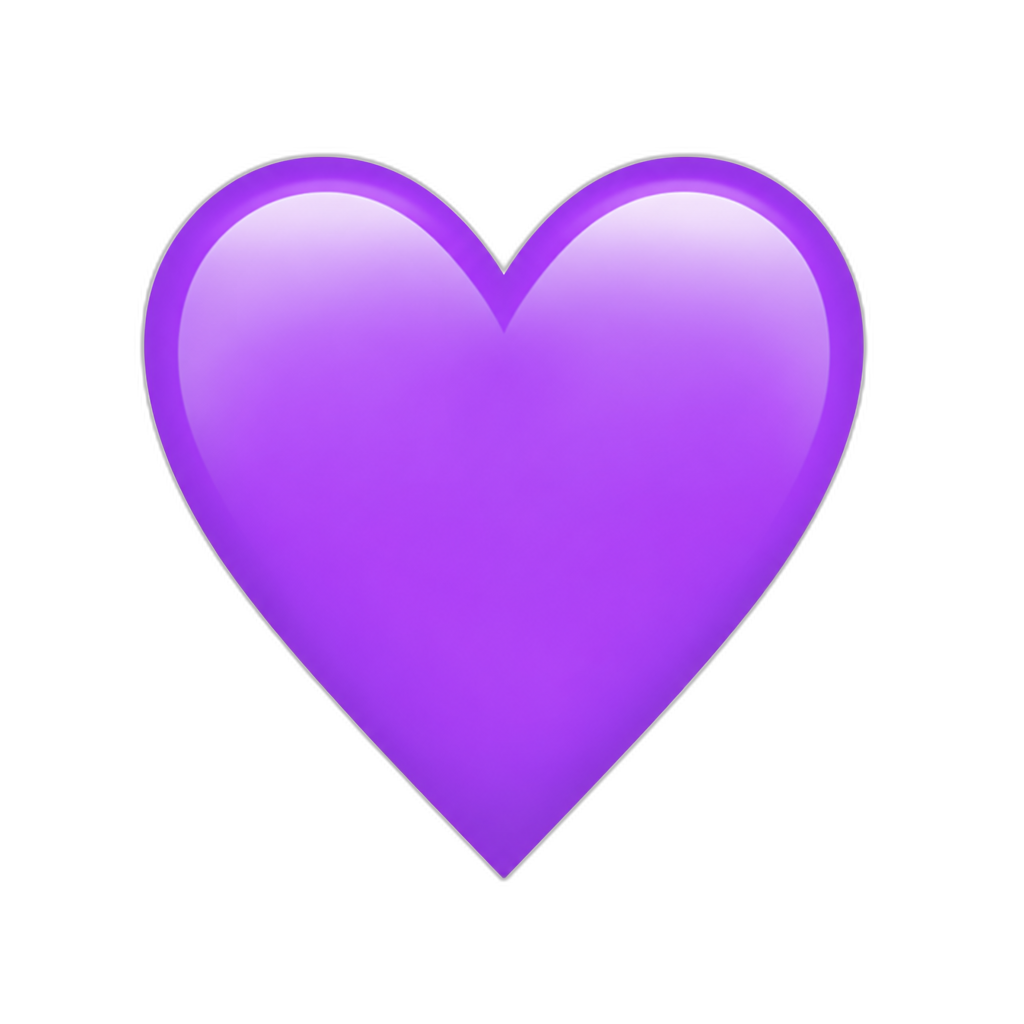 💜 - AI generated emoji