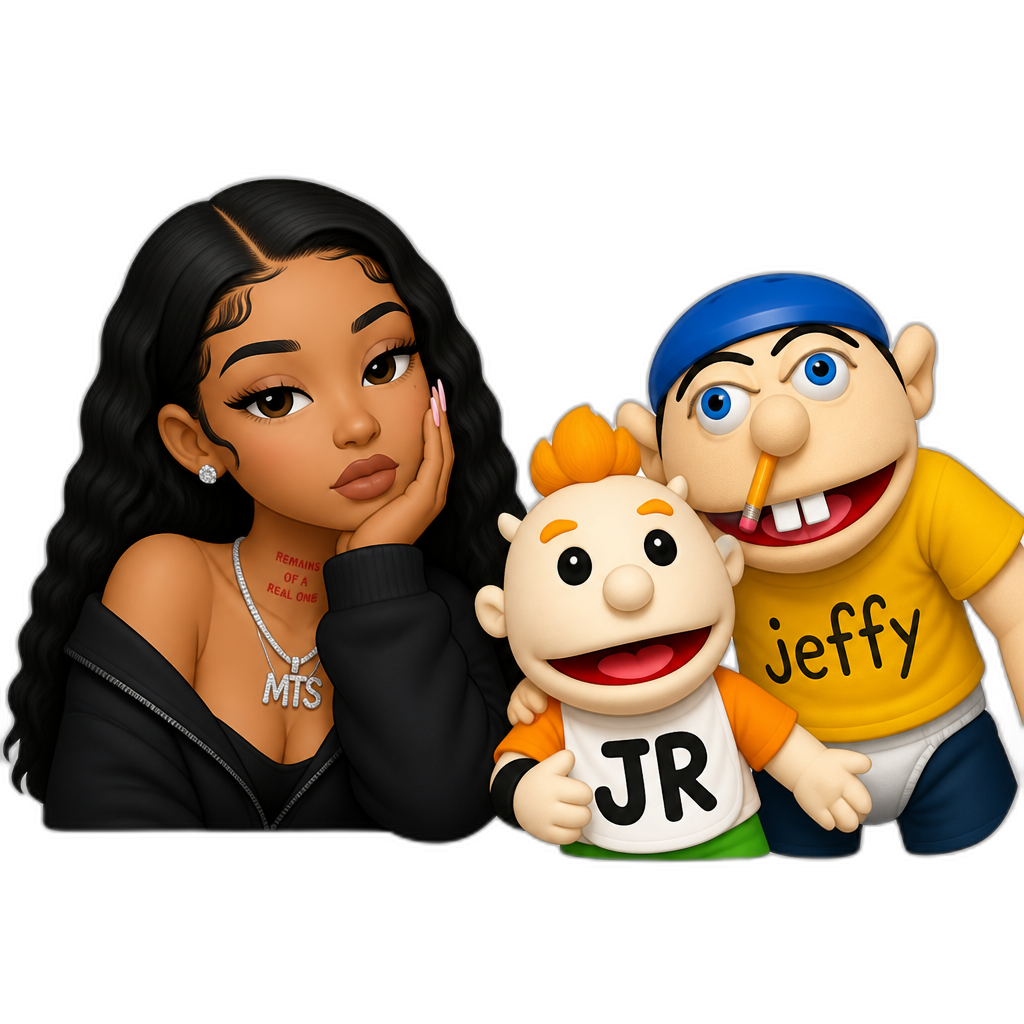Mariah The Scientist x SML crossover - AI generated emoji