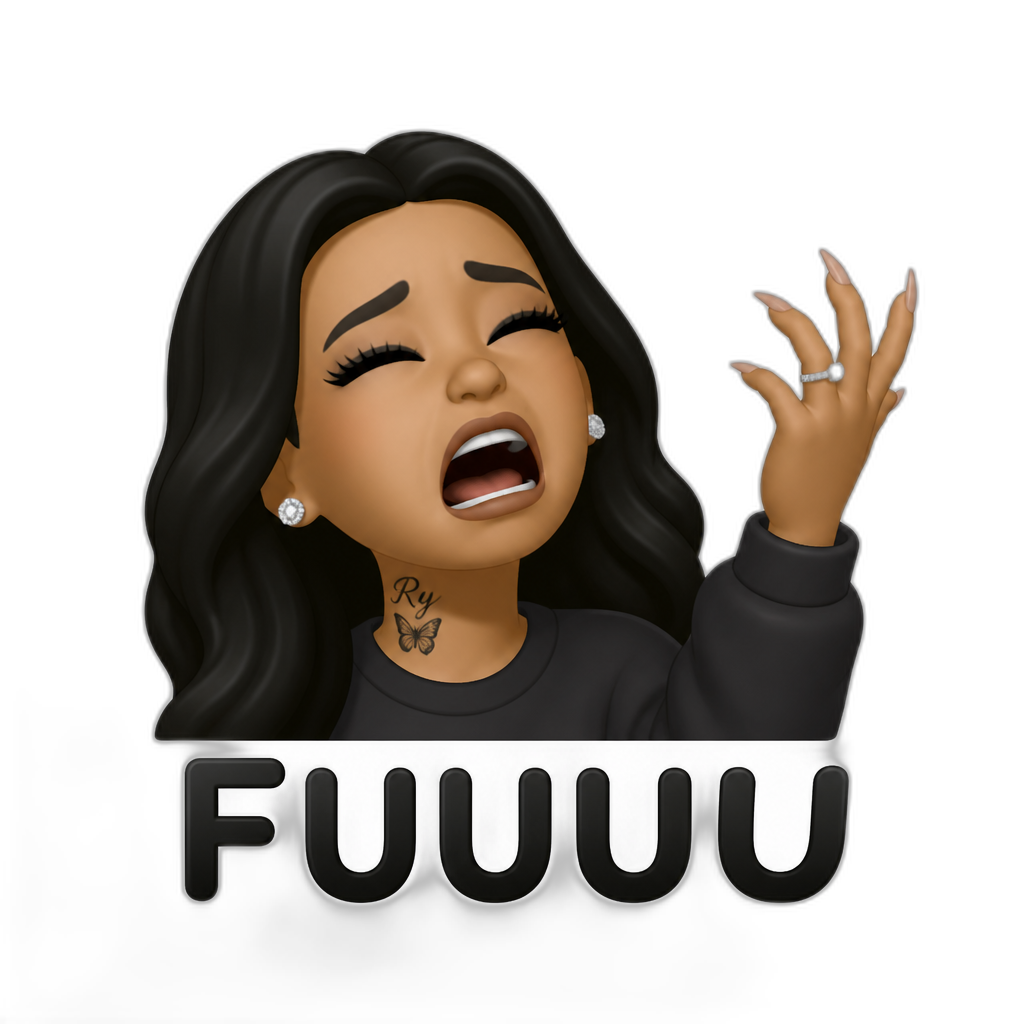 Mariah The Scientist FUUUU meme - AI generated emoji