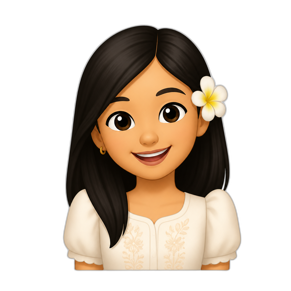Filipino girl - AI generated emoji