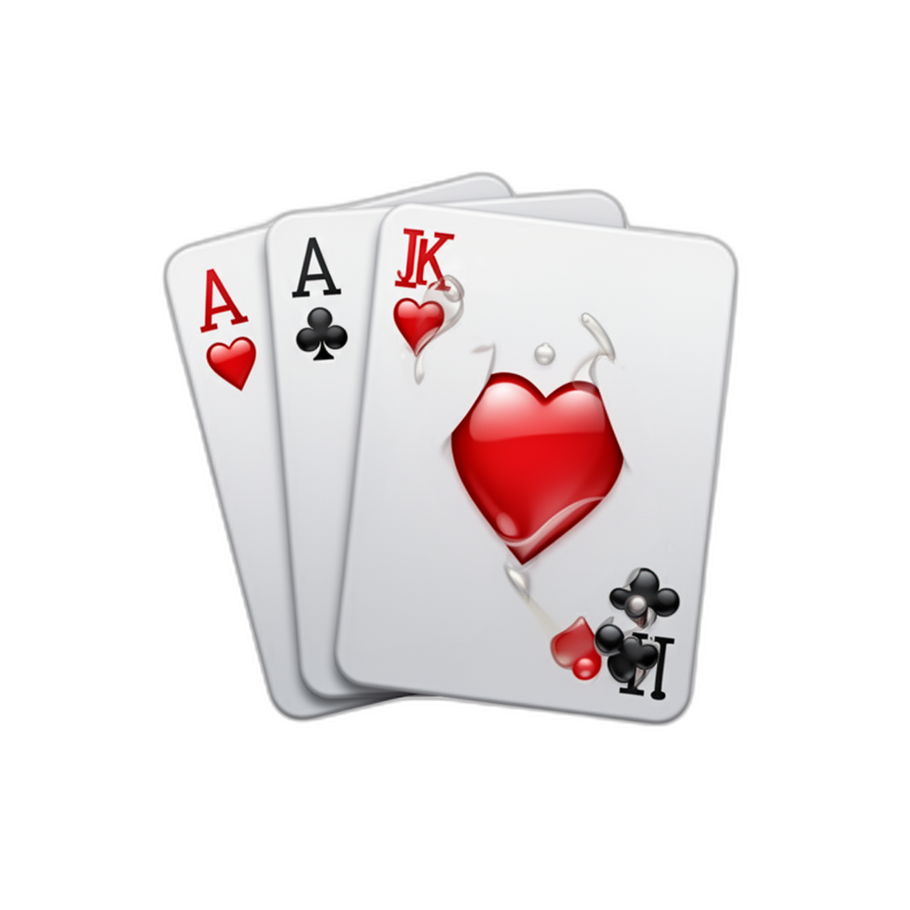 jugar cartas - AI generated emoji