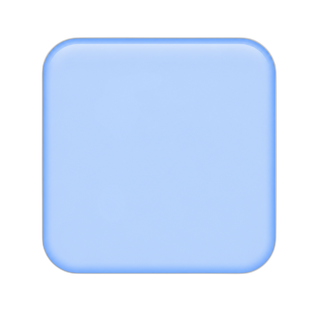 Hình vuông màu xanh dương nhạt - AI generated emoji