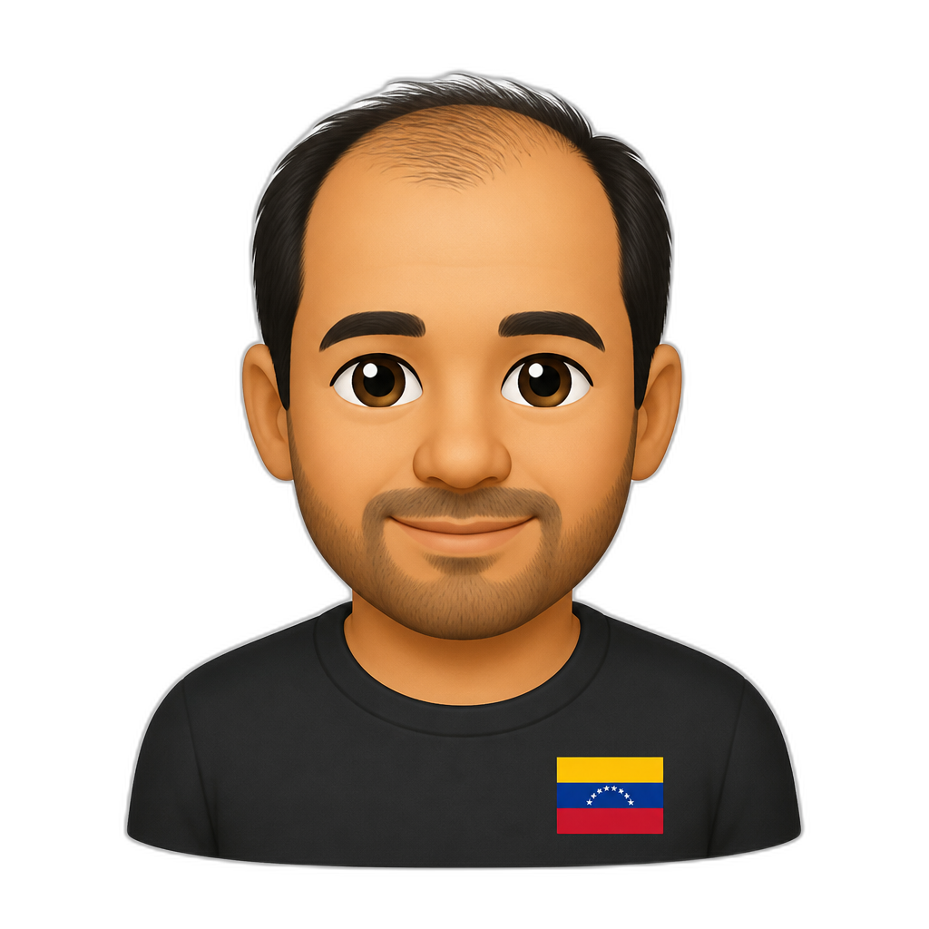 40-year-old Venezuelan male with thinning hair - AI generated emoji