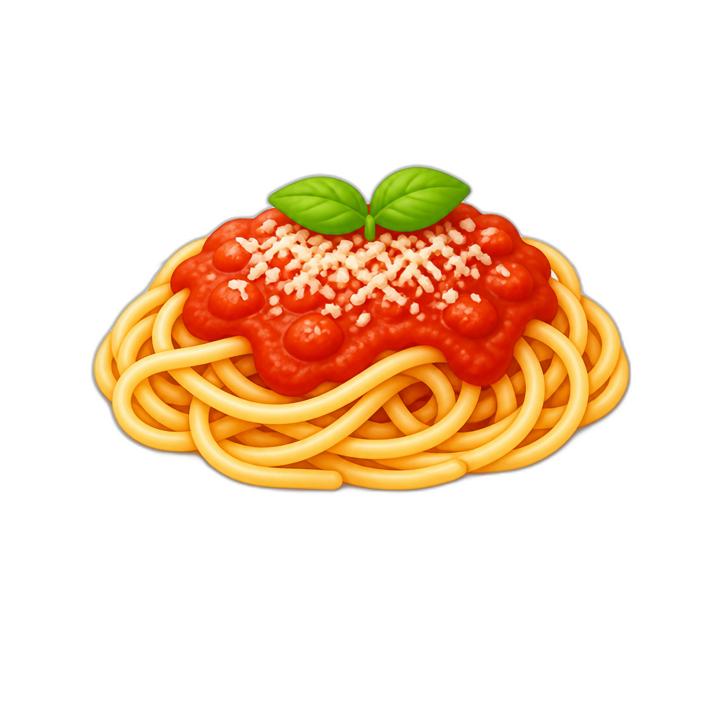 Spaghetti - AI generated emoji