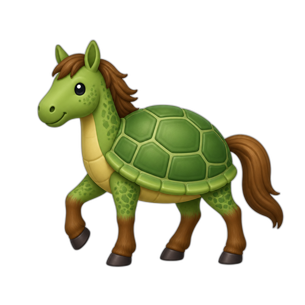 🐢+🐎 - AI generated emoji