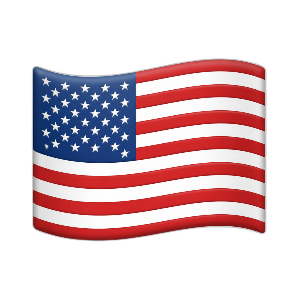us flag - AI generated emoji