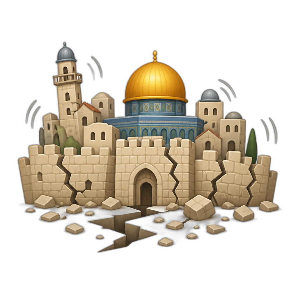 jerusalem earthquake - AI generated emoji