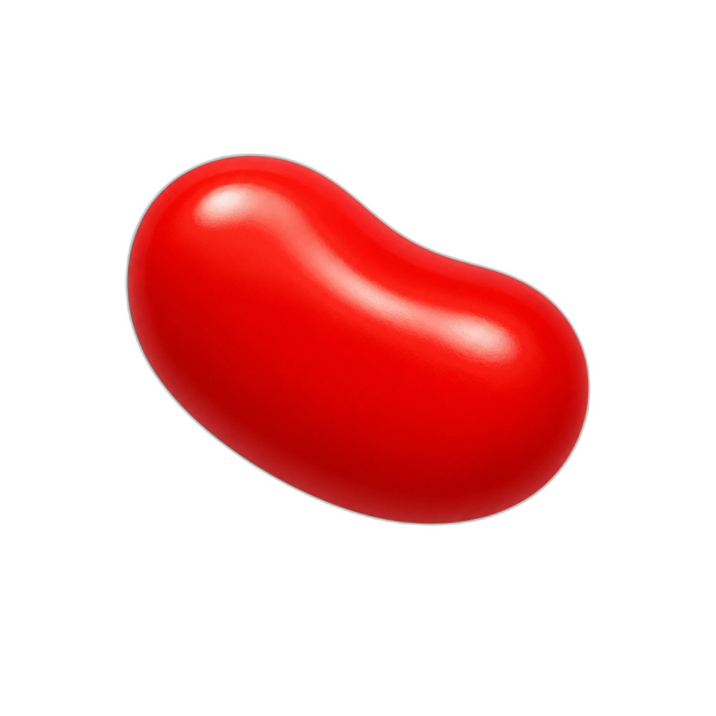Jelly bean - AI generated emoji