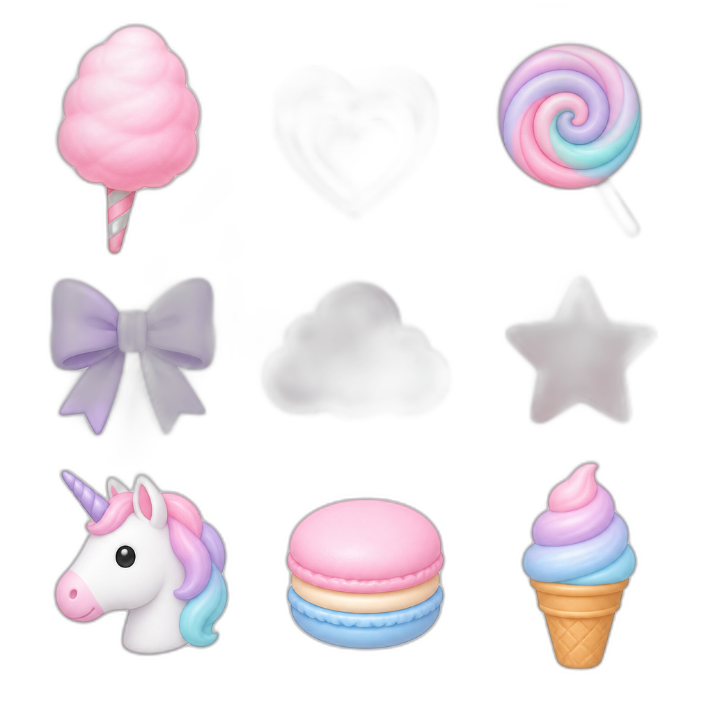 Cottoncandycolours - AI generated emoji