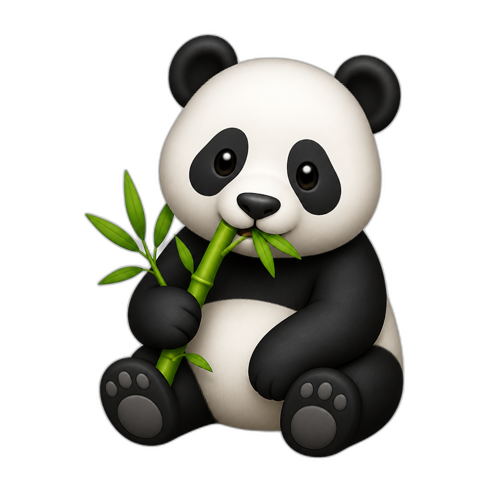 פנדה סיני - AI generated emoji